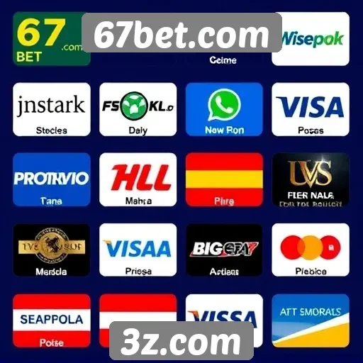 67bet.com: diversidade de métodos de pagamento disponíveis